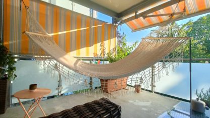 Fantastic pastel tons - Dreamcatcher hammock with woods balcony