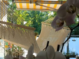 Wonderful Hammock with bars and Macramé