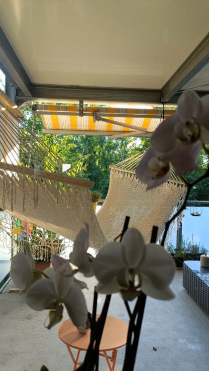 Wonderful Hammock with bars and Macramé