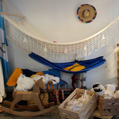 Dreamcatcher hammock in Pop-up shop Zurich