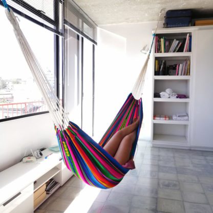Multicolor hammock - mayan fabric