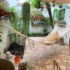 Dreamcatcher hammock - Fisherman's style with bars and macrame