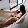 Large Fisherman hammock - Coffee time _ Guatemala