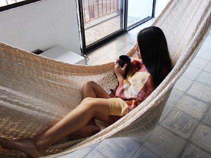 Large Fisherman hammock - Coffee time _ Guatemala