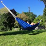 Mayan Fabric Hammock | Medium – Shades of blue