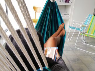 Amaca in tessuto con sfumature di verde - Loft a Guatemala - 2021