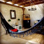 Hamac filet avec bordure en Macramé | Large – Noir