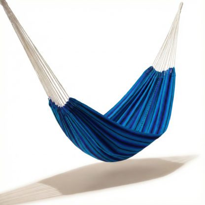 Blue hammock mayan fabric in cotton