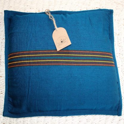 deep blue close up view - mayan fabric