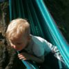 Child in Green hammock - Maya Tipica - Tissé main