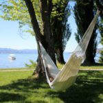 Hamac filet tissé main | Large – Coton Blanc