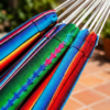 Bunte Haengematte_Handgewebten Tuch_Multicolor Traditionnel aus Guatemala