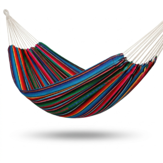 Mayan Multicolor Fabric Hammock_traditional from guatemala Extra Large