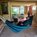 Tuchhängematte aus Maya-Stoff | XXL – Pastellgrünetöne