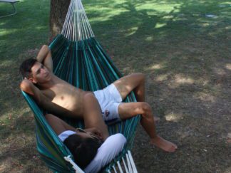 XL Vert Sedalina Fabric Hammock Maddie Peda - 2 Pax from up Hochformat