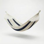 Hamac du Pêcheur pour enfant – 100% Coton  – Bandes Bleus