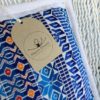cushion blue birds closeup - perfect for hammocks