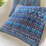 Kissenbezüge - Maya-Huipil (handgewebt) Ideal für Hängematten - Bluebirds