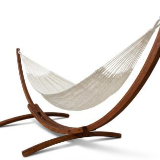 Pack Hamac filet beige (large) avec support Latino Relax XL