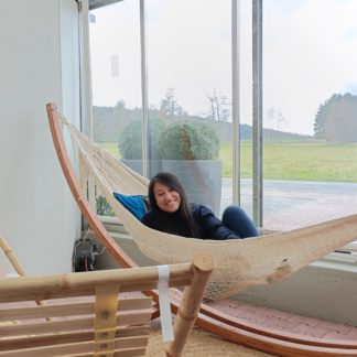 amaca a stelo e amaca a stelo - l rete beige con relax latino xl