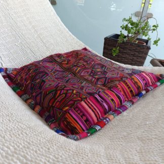 unique huipil cushion cover