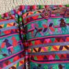 pair of cushion covers in huipil - thicker birds - closeup