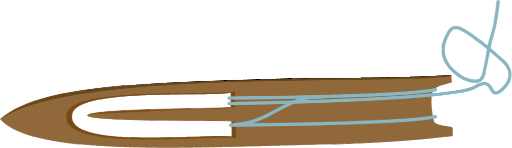 weaving shuttle fishingnet gif