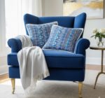 Paar Kissenbezüge – Maya-Huipil – Bluebirds