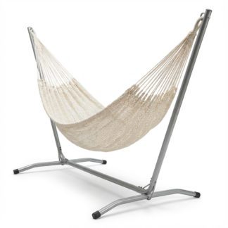 Set Hamac Filet Large avec Support Métal Inka Relax XL