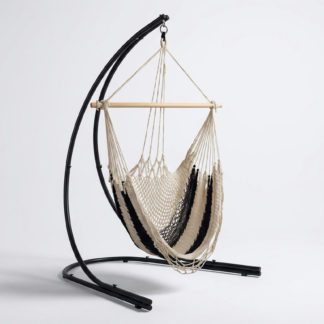 Set fauteuil suspendu avec support métal Lunatta