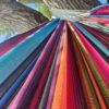 Primo piano dell'amaca in Sedalina multicolore
