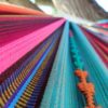 Multicolor Mayan Hammock closeup on stitches – Zurich lake 2026 Poly-multi