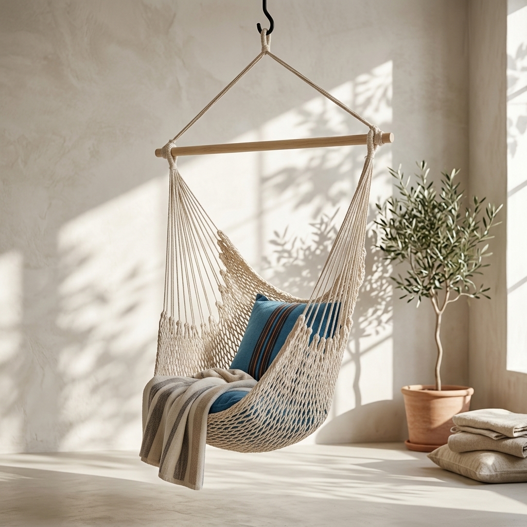 Chaise-Suspendue filet design & fair | Taille originale